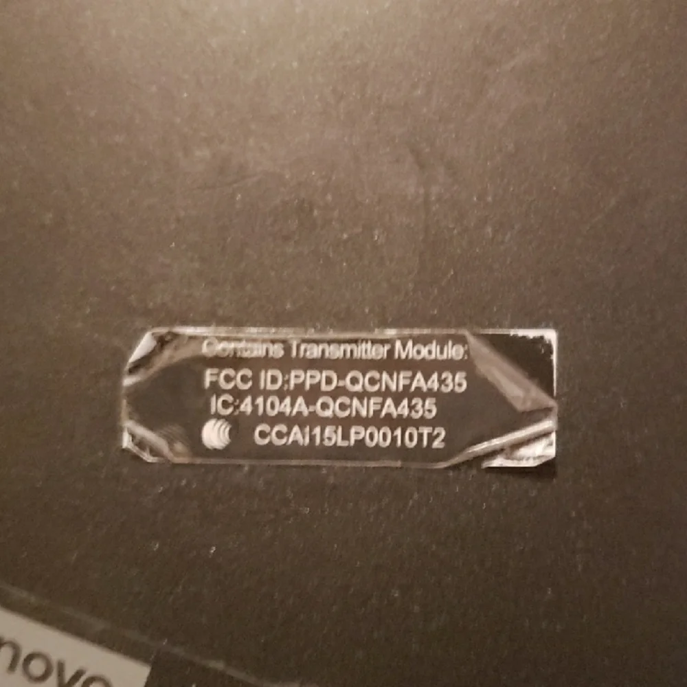 Lenovo Black Laptop with Unique Stickers